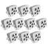 Top Lighting USA RGB LED DJ Stage Uplight -DMX Control Sound Activated with Remote Control and 9 Modes LED - 10 Pack